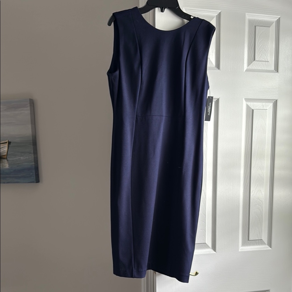Liverpool Classic Navy Midi Dress